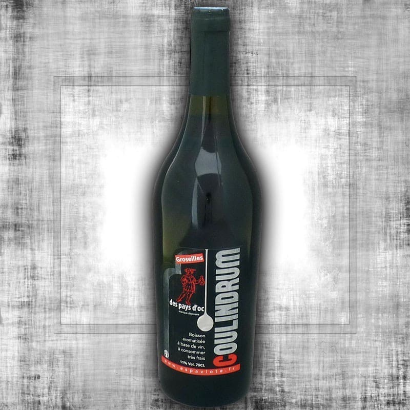 Coulindrum des pays d'Oc - vin du moyen age à la groseille