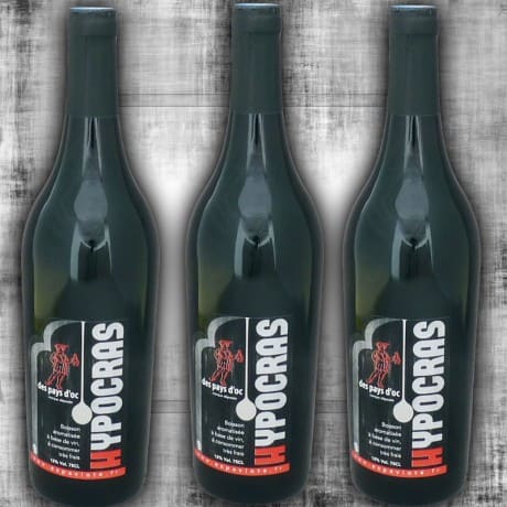 Lot de 3 hypocras rouge