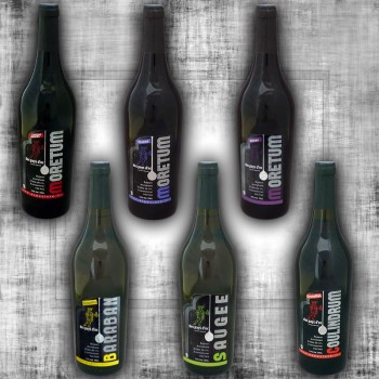 Assortiment de 6 vins fruits et plantes 75cl