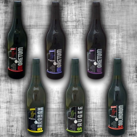 Assortiment de 6 vins fruits et plantes 75cl