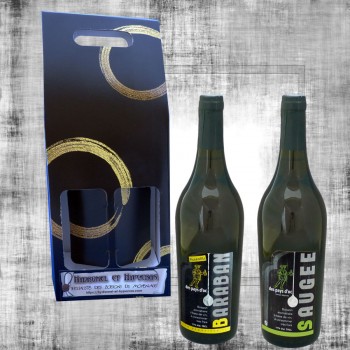 Coffret cadeau 2 vins aux...