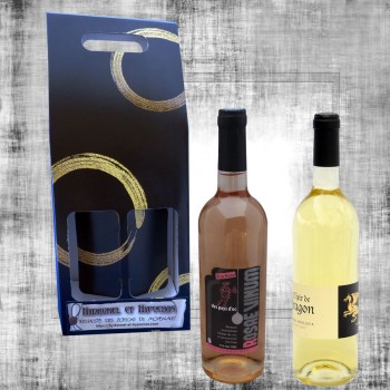 Coffret cadeau Vin de Rose et  Hydromel 75cl