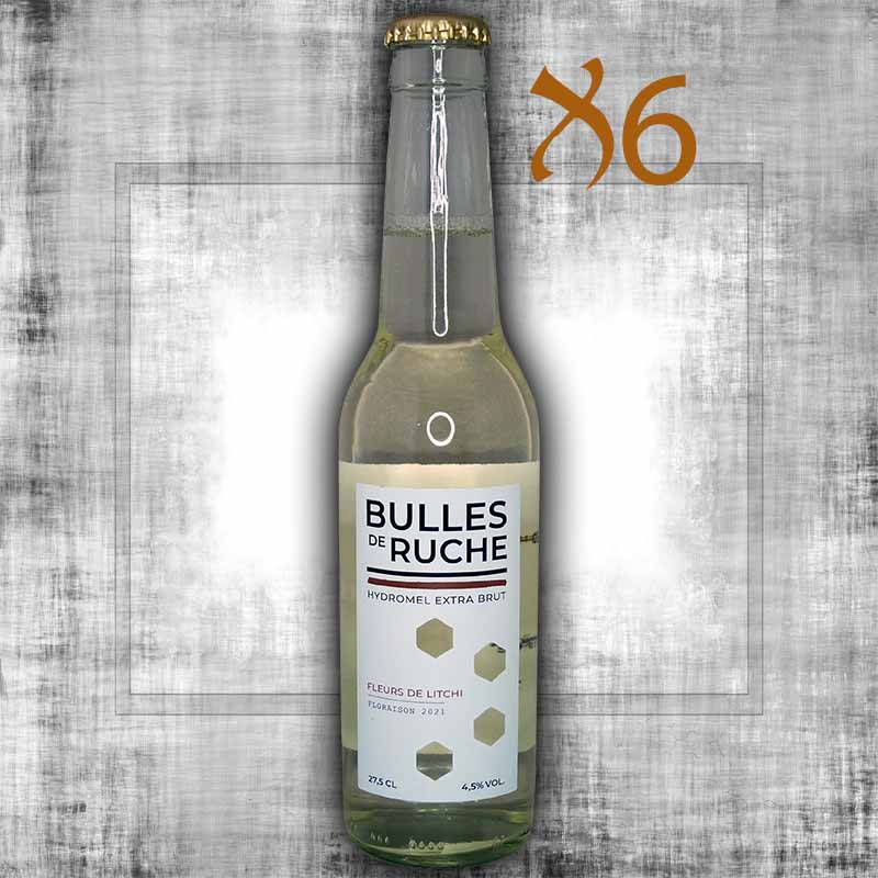 Lot de 6 Fleur de bulle Litchi 27.5cl 4.5% Vol