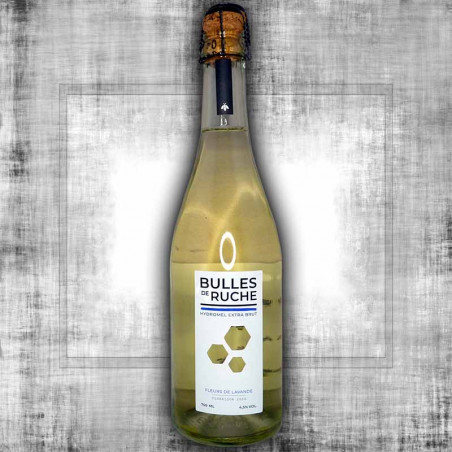 Hydromel pétillant extra brut Fleurs de Lavande 75cl 4,5% Vol
