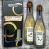 Coffret Cadeau 2 bulles de Ruche Extra Brut Lavande et Tilleul 75cl