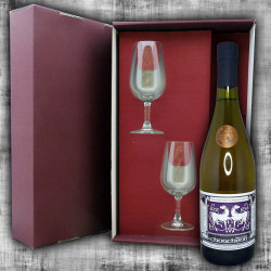 Coffret cadeau Chouchen Vieux Doux 75cl et 2 verres de dégustation